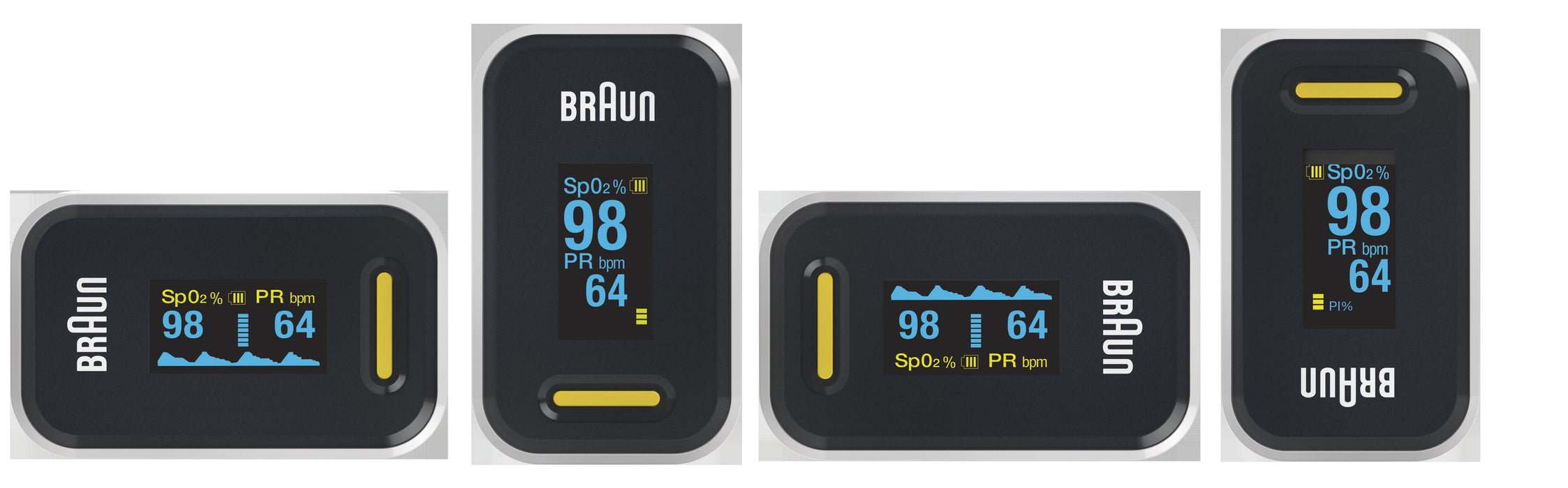 EAN 4022167081018 - Braun YK-81CEU oxímetro de pulso Negro, Acero inoxidable imagen 2