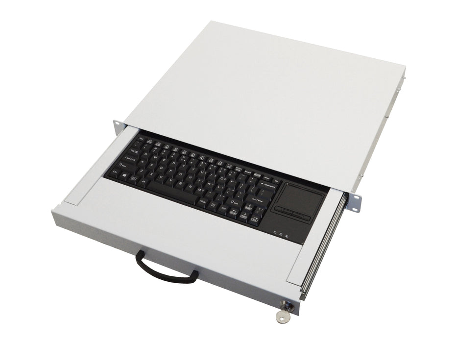 Equip 19" Tecladoschubl. De-Layout+Touchpad 1.80m Ral7035