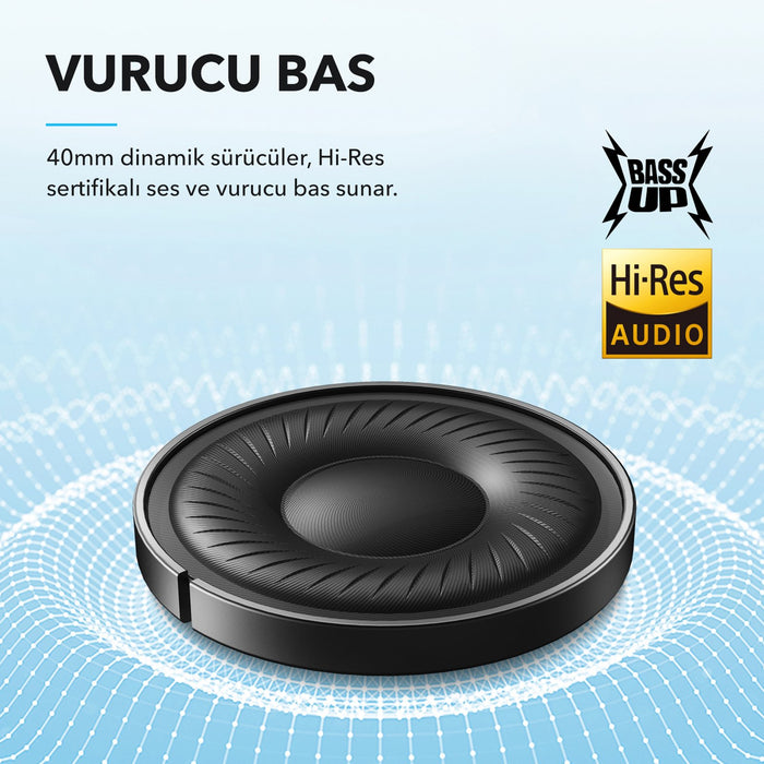 EAN 194644186913 - Soundcore Q20i Beyaz Auriculares Alámbrico Diadema Llamadas/Música USB Tipo C Bluetooth Blanco imagen 2