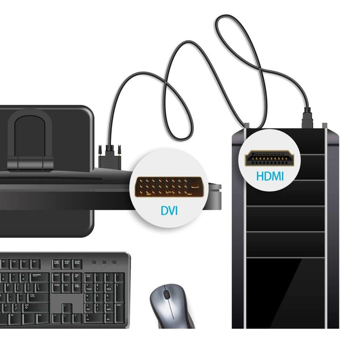 EAN 8057685304628 - Techly 3.0m HDMI - DVI-D M/M 3 m Negro imagen 4