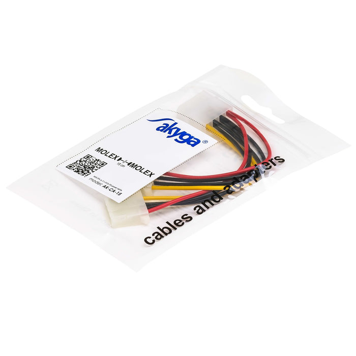 EAN 5901720131379 - Akyga AK-CA-15 cable de alimentación interna 0,15 m imagen 2