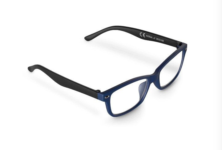 Hama Gafas De Lectura De +2.0 Dioptrias - Montura De Plastico Reciclado - Unisex - Azul Y Negro