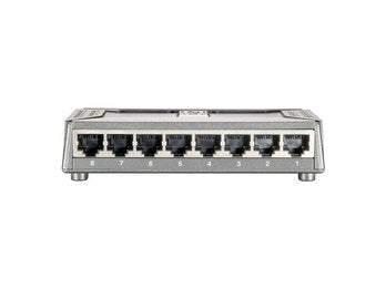 Level One Switch No Gestion 8 Puertos 10/100  Mini No Rack Base Magnetica