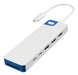 EAN 1220000630727 - HYPER HD4103BUGL hub de interfaz USB 3.2 Gen 1 (3.1 Gen 1) Type-C 5000 Mbit/s Azul, Blanco imagen 1