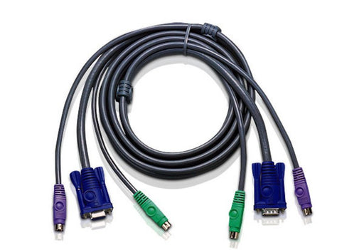 EAN 4710423771826 - ATEN 10ft PS/2 cable para video, teclado y ratón (kvm) Negro 3 m imagen 1