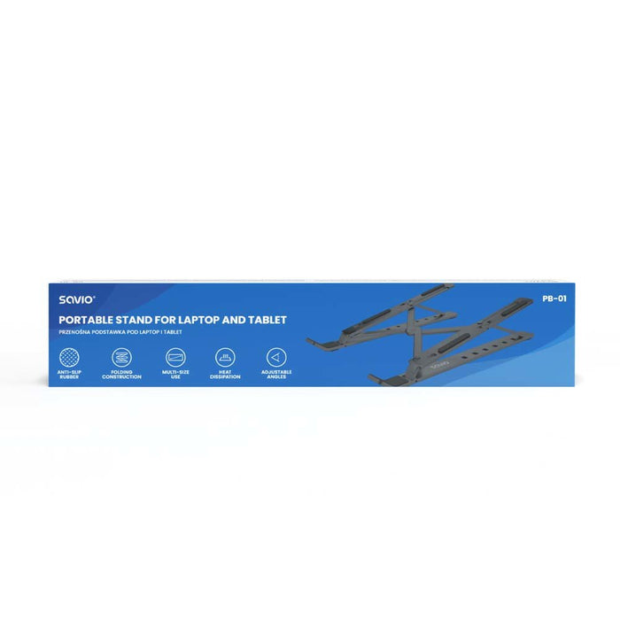EAN 5901986047582 - Savio SAVPB-01 soporte para ordenador portátil Plata imagen 3