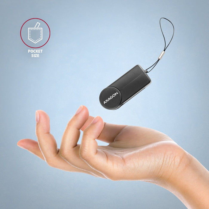EAN 8595247907844 - Axagon CRE-SMPA lector de tarjeta inteligente Interior USB USB 2.0 Negro imagen 4