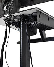 Ergotron Workfit-C Steh-Sitz-Arbeitsplatz Ein Lcd Ld Hd Fahrwagen Bis 61cm 24zoll Display 11,3kg.Anhebung Bis 63cm Vesa 75x75 100x
