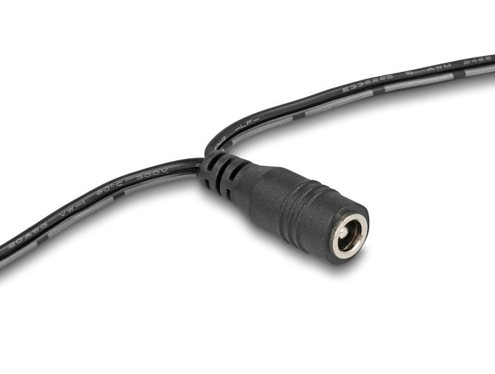 Delock Cable Mini-Fit 4,2 Mm 10 Pin Stecker Zu 4 X Dc 5,5 X 2,5 Mm Buchse Und 4 X Mini-Fit 4,2 Mm 2 Pin Stecker Schwarz