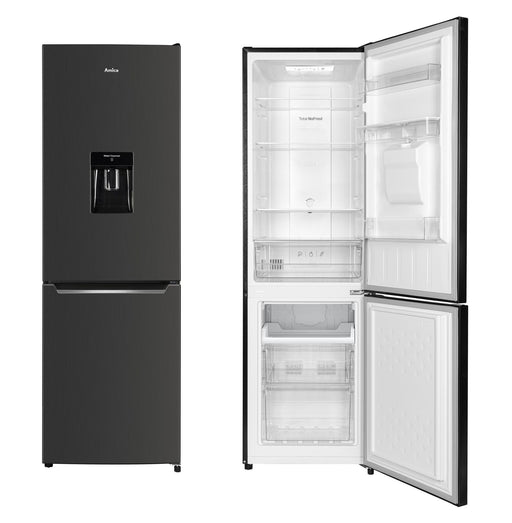 EAN 5906006952440 - Amica FK299.2FI (E) Independiente 250 L Negro, Acero inoxidable imagen 2
