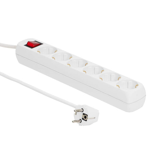 EAN 5711045108808 - Microconnect GRU00610W base múltiple 10 m 6 salidas AC Interior Blanco imagen 1