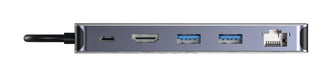EAN 4894160051967 - UNITEK D1120A01 base para portátil y replicador de puertos Alámbrico USB 3.2 Gen 2 (3.1 Gen 2) Type-C Gri imagen 3