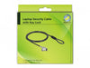 EAN 4043619206919 - DeLOCK 20691 cable antirrobo Negro, Plata 1,5 m imagen 4
