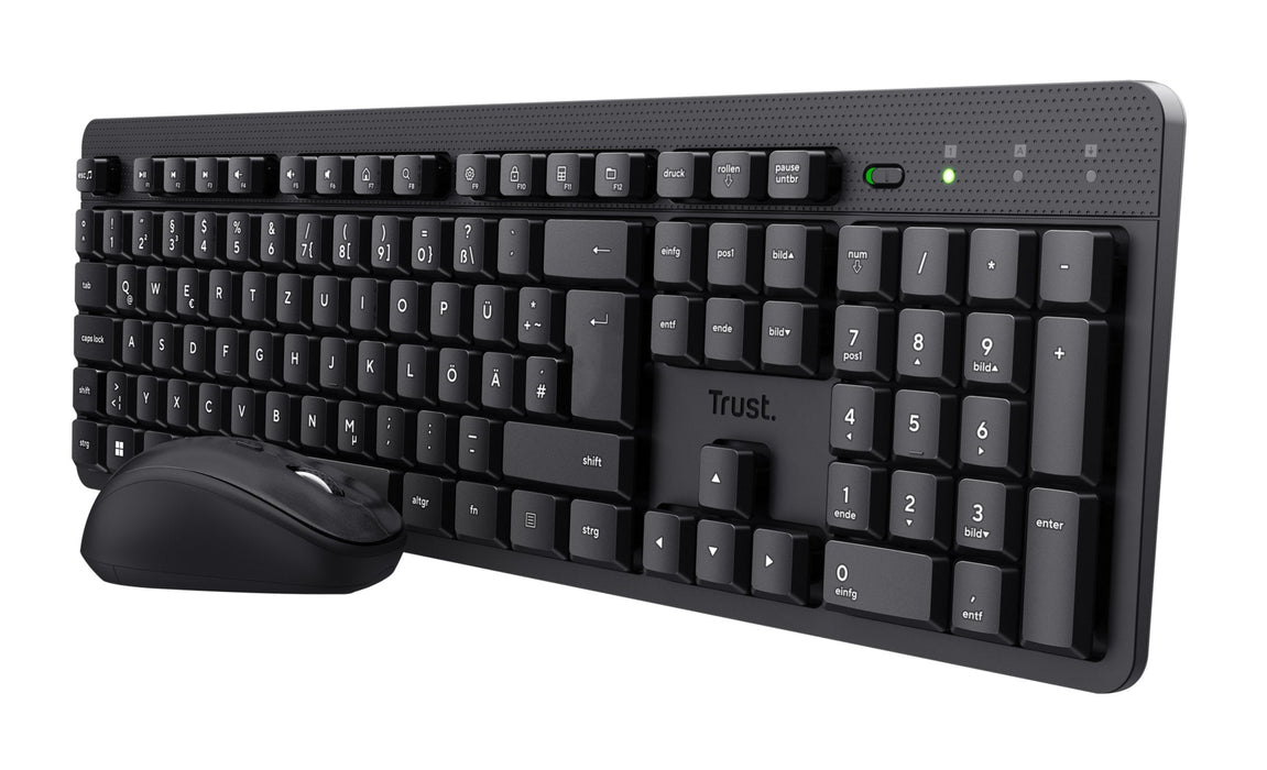 Trust Tkm-360 - Tastatur-Und-Raton-Set - De Schwarz (B2b Brown Box")