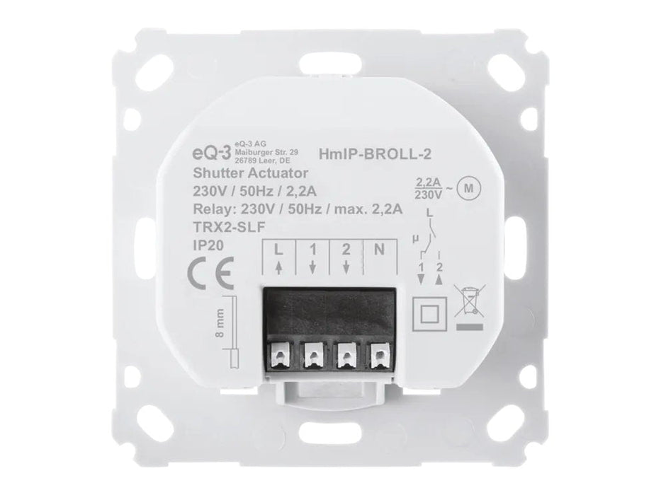 Homematic Ip Starter Set Control De Persianas Enrollables (Hmip-Sk29), Módulo De Control Para Todos Los Motores Tubulares Habituales 162171a0