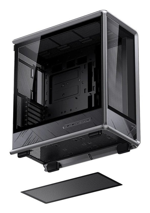 Jonsbo D401 Pc-Gehäuse, Midi Tower, Atx, Tempered Glass - Schwarz