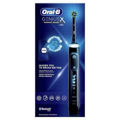 EAN 4210201396888 - Oral-B Genius X Adulto Cepillo de dientes oscilante Negro imagen 1