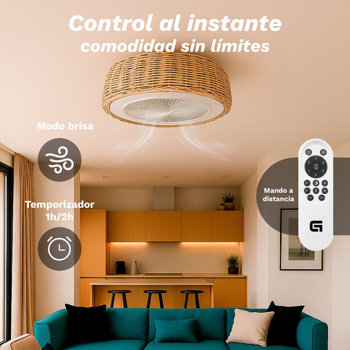 EAN 8426156018997 - Grunkel SKYWIND-20M ventilador Madera imagen 3