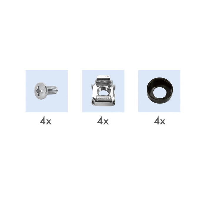 EAN 4052792046601 - LogiLink PDU4B01 unidad de distribución de energía (PDU) 4 salidas AC 1U Negro imagen 6