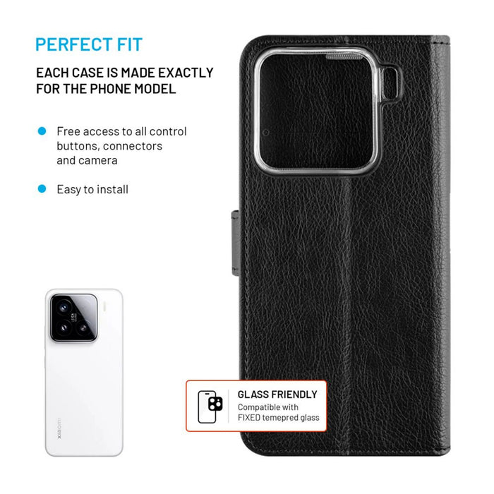 EAN 8591680176915 - FIXED Opus funda para teléfono móvil 16 cm (6.3") Folio Negro imagen 3