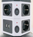 EAN 4004005036435 - Schwaiger STDT2718 base múltiple 1,8 m 7 salidas AC Interior Negro, Blanco imagen 6