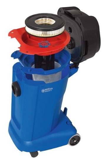 EAN 5711145123251 - Nilfisk MAXXI II 35 WD Negro, Azul 35 L 1350 W imagen 4