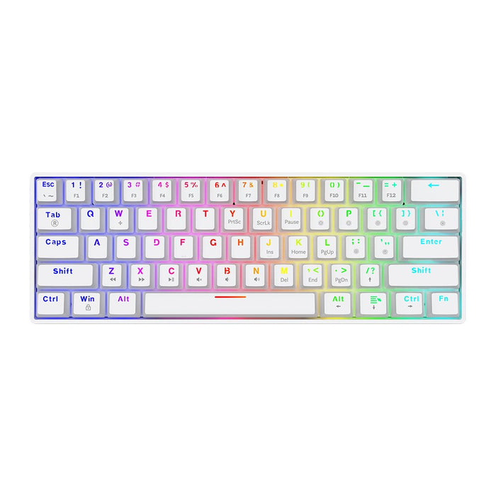 EAN 5901986049357 - Savio WHITEOUT X2 PEACH teclado Juego USB QWERTY Inglés internacional Blanco imagen 1