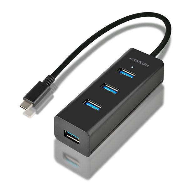 EAN 8595247903686 - Axagon HUE-S2C hub de interfaz USB 3.2 Gen 1 (3.1 Gen 1) Type-A 5000 Mbit/s Negro imagen 1