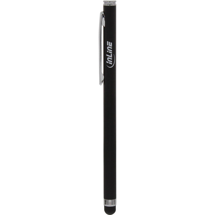 Inline Stylus Pen Para Pantallas Táctiles Como Smartphone + Tablet Negro
