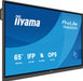 EAN 4948570127061 - iiyama TN6505A-B1AG pantalla de señalización Panel plano interactivo 163,8 cm (64.5") 500 cd / m² 4K Ultr imagen 10