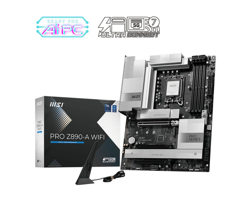 EAN 4711377259729 - MSI PRO Z890-A WIFI placa base Intel Z890 LGA 1851 (Socket V1) ATX imagen 1