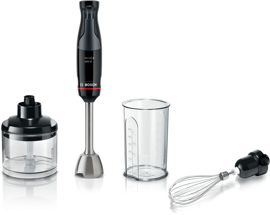 EAN 4242005346622 - Bosch Serie 4 MSM4B621 licuadora 0,6 L Batidora de inmersión 1000 W Antracita, Transparente imagen 1