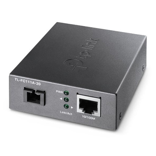 EAN 6935364010966 - TP-Link TL-FC111A-20 convertidor de medio 100 Mbit/s Monomodo Negro imagen 1