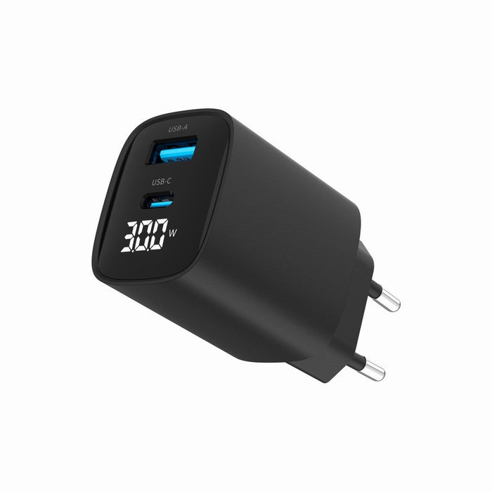 EAN 8716309129619 - Gembird TA-UC-PDQC30LCD-BK-01 cargador de dispositivo móvil Smartphone, Reloj inteligente, Tableta Negro  imagen 2