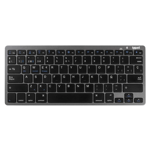 EAN 8435364316917 - iggual IGG316917 teclado QWERTY Negro, Gris imagen 1