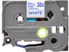 EAN 4977766685498 - Brother TZE-253 cinta para impresora de etiquetas Azul sobre blanco imagen 2
