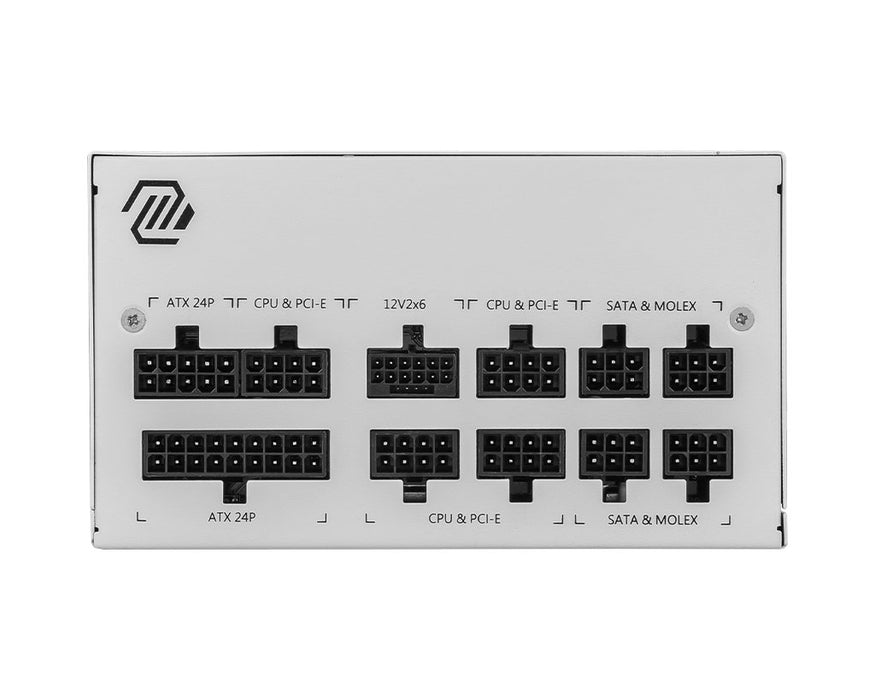 EAN 4711377115391 - MSI MAG A850GL PCIE5 WHITE unidad de fuente de alimentación 850 W 20+4 pin ATX ATX Blanco imagen 3
