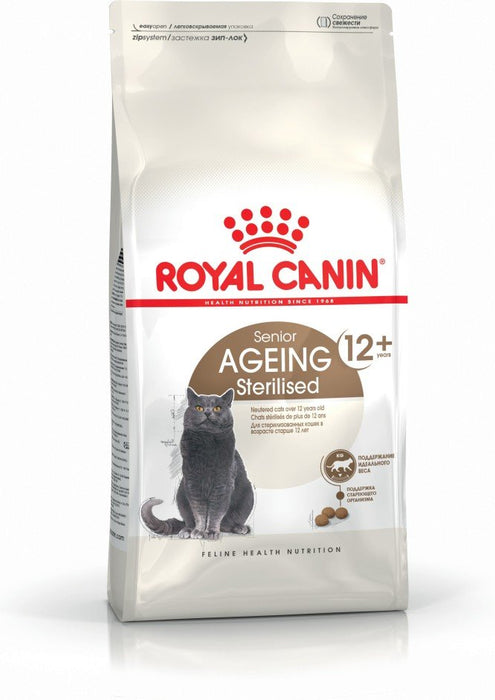 EAN 3182550805407 - Royal Canin Senior Ageing Sterilised 12+ alimento seco para gatos 4 kg Maíz, Aves, Vegetal imagen 1