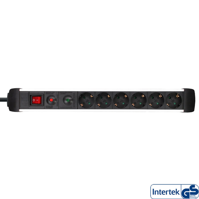 EAN 4043718188307 - InLine 4043718188307 base múltiple 1,5 m 6 salidas AC Interior Negro imagen 1