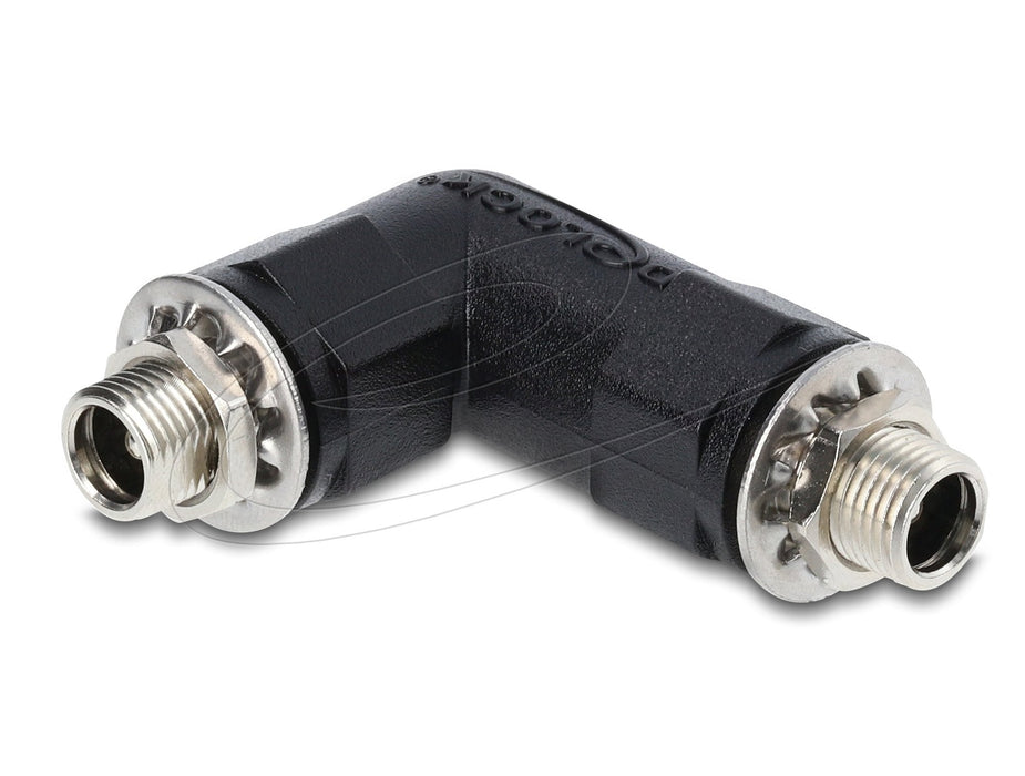 Delock Hohlmacho Adaptador Dc 5,5 X 2,1 Mm Hembra Auf Hembra Con Gewinde Gewinke