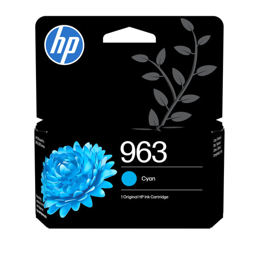 EAN 0192545866347 - HP 963 Cyan Original Ink Cartridge cartucho de tinta 1 pieza(s) Rendimiento estándar imagen 1