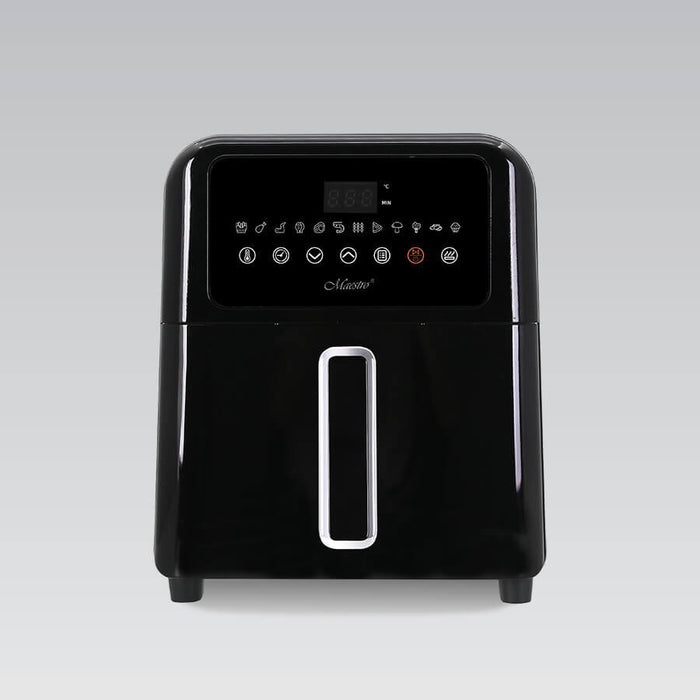 EAN 4820268321459 - Maestro MR-757 freidora Sencillo 6 L Independiente 1700 W Freidora de aire caliente Negro, Plata imagen 3