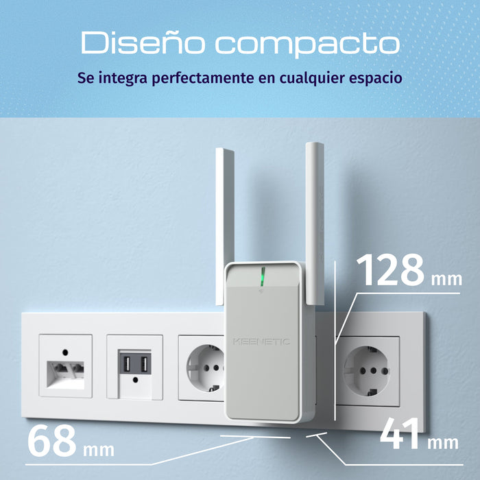 EAN 4897082922087 - Keenetic Buddy 5 (KN-3311) Repetidor de red Gris, Blanco 100 Mbit/s imagen 6
