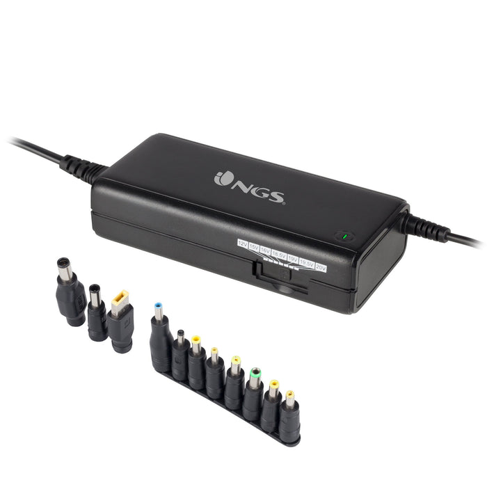 EAN 8435430613612 - NGS Ban adaptador e inversor de corriente Interior 90 W Negro imagen 1