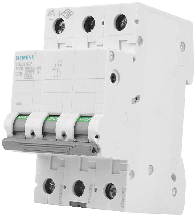 Siemens Automat C 16a 5sl63167 400v 6ka 3p