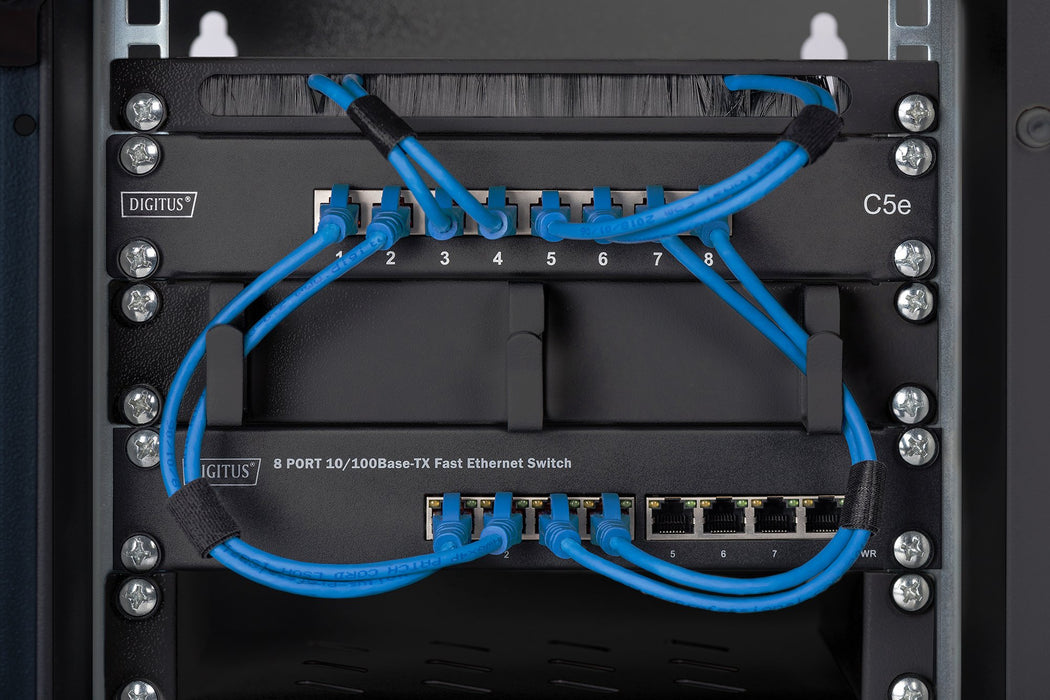 EAN 4016032473985 - Digitus DN-10-09U-B armario rack 9U Bastidor de pared Negro imagen 3