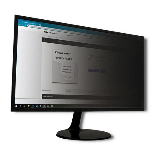 EAN 5901878510576 - Qoltec 51057 filtro para monitor 58,4 cm (23") imagen 1