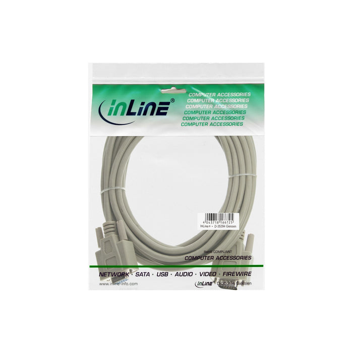Cable Inline Vga 15 Hd Macho A Hembra Gris 2m