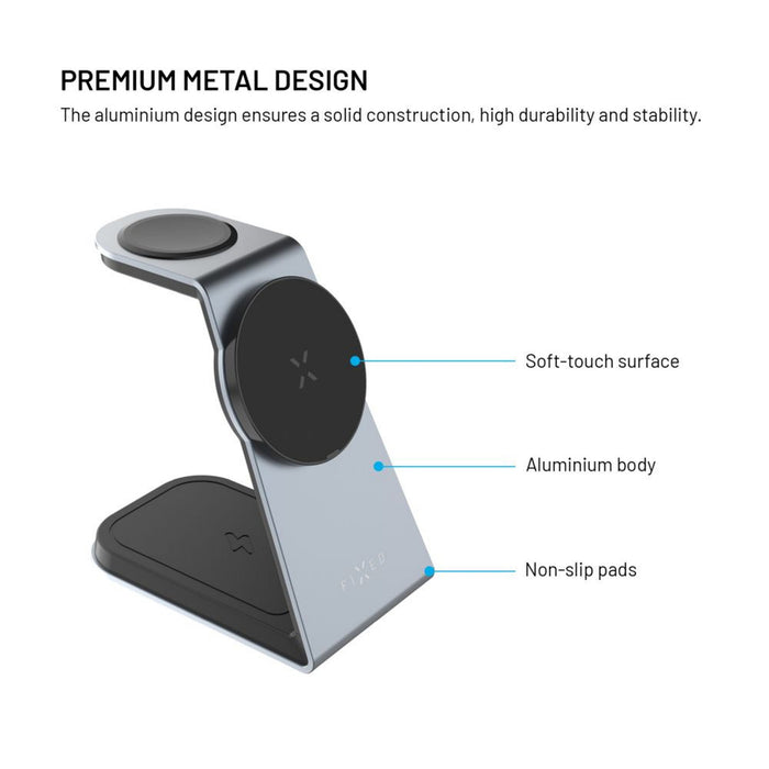EAN 8591680154234 - FIXED FIXMPOS-AL-GR cargador de dispositivo móvil Smartphone, Reloj inteligente, Auriculares Gris USB Car imagen 6