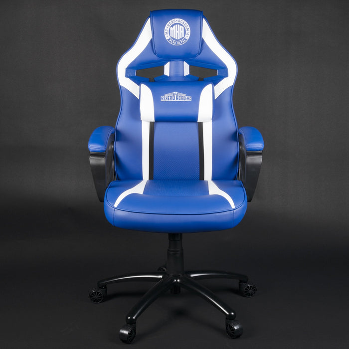 Silla Gamer Konix Mha Gran Comodidad Y Ergonomia Inclinacion Hasta 15º Color Azul Y Blanco Kon Chair Mha